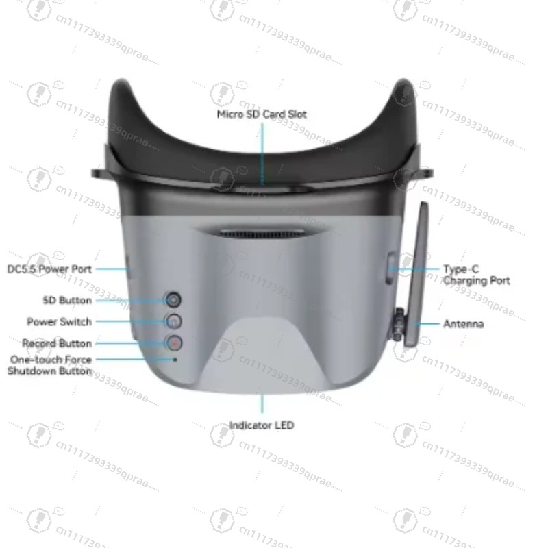 Drone Racing Goggles - Gafas FPV analógicas BETAFPV VR04 con