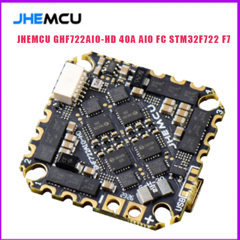 JHEMCU GHF722AIO-HD 40A AIO FC - Betaflight Fc F7 reseña y precio
